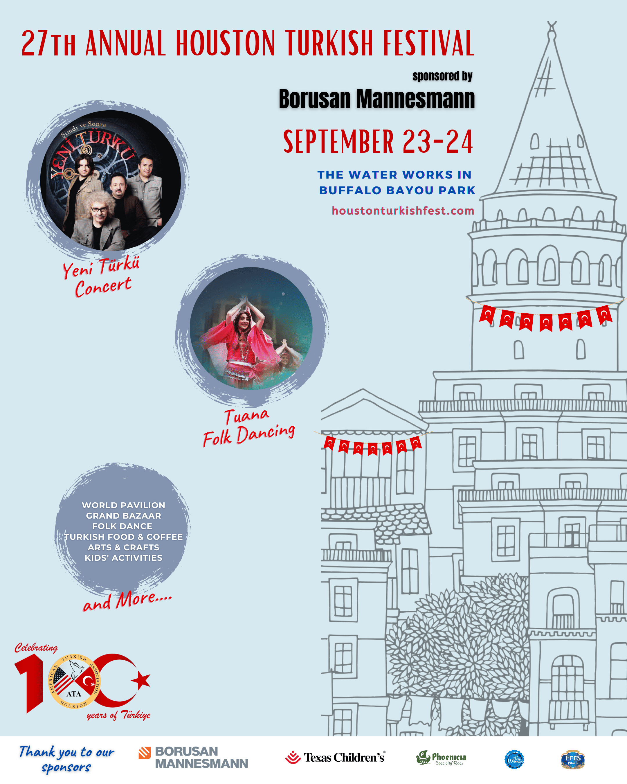 Houston Turkish Festival Flyer